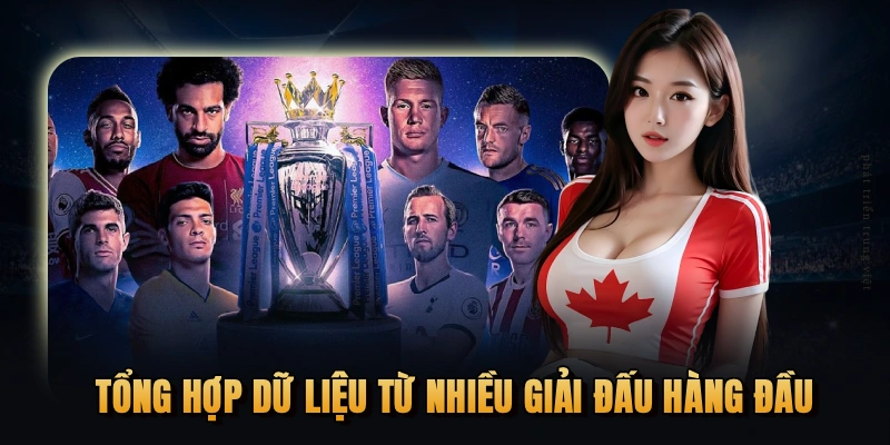 Tổng hợp chi tiết dữ liệu từ nhiều giải đấu hàng đầu